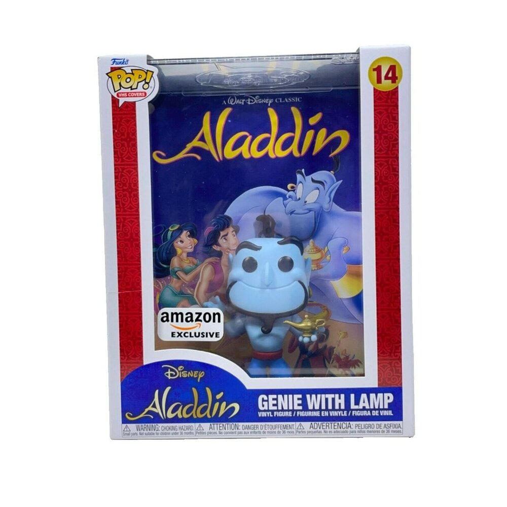 Funko Pop! VHS Covers Disney Aladdin Genie With Lamp Exclusive Vinyl Figure 14